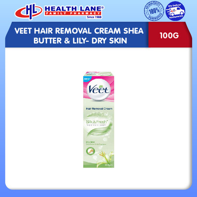 VEET HAIR REMOVAL CREAM SHEA BUTTER & LILY- DRY SKIN (100G)